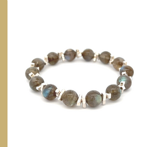 Labradorite and Sterling Bracelet