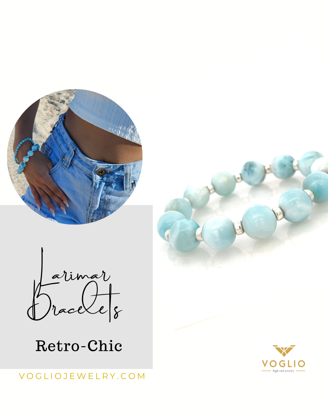 Larimar Bracelet