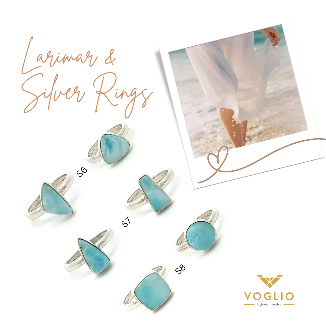 Larimar Rings Collection S8