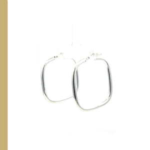 Squared Hoop Earrings