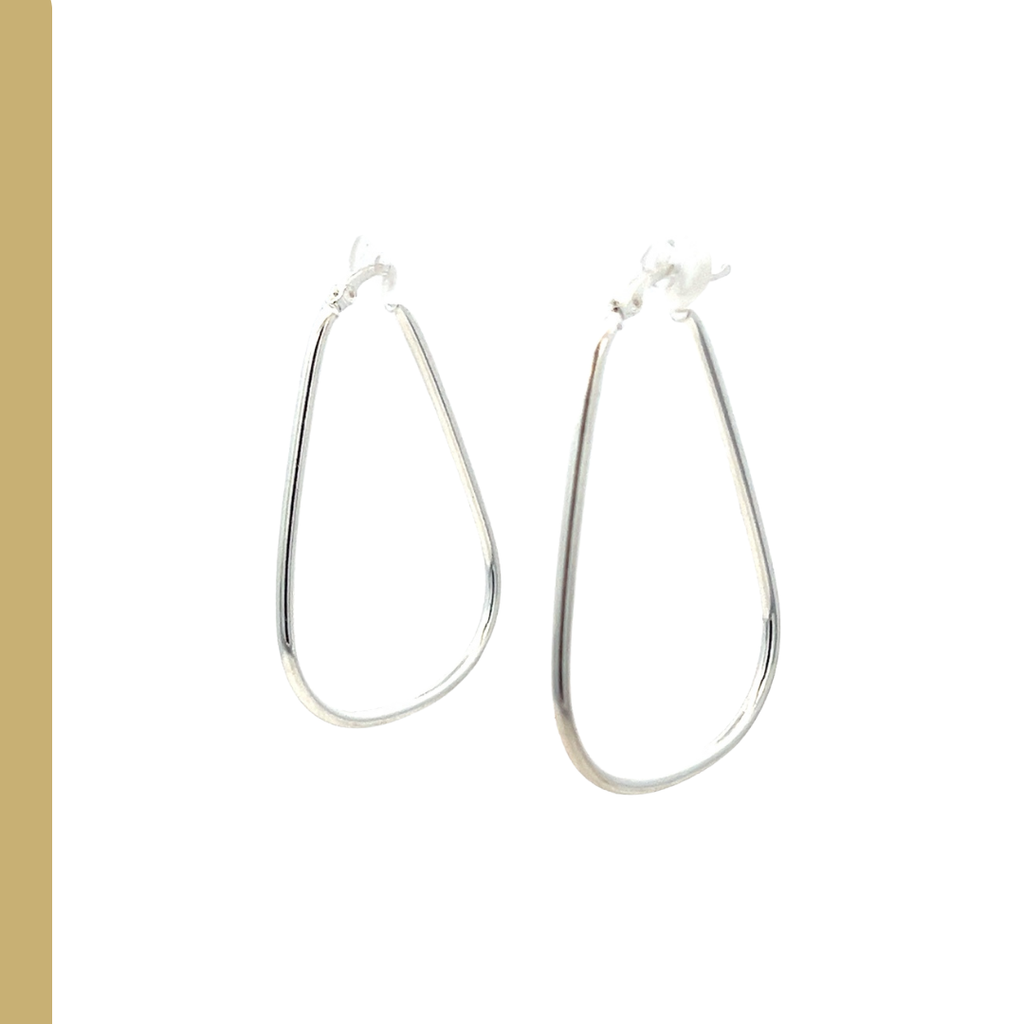 Drop Hoop Earrings