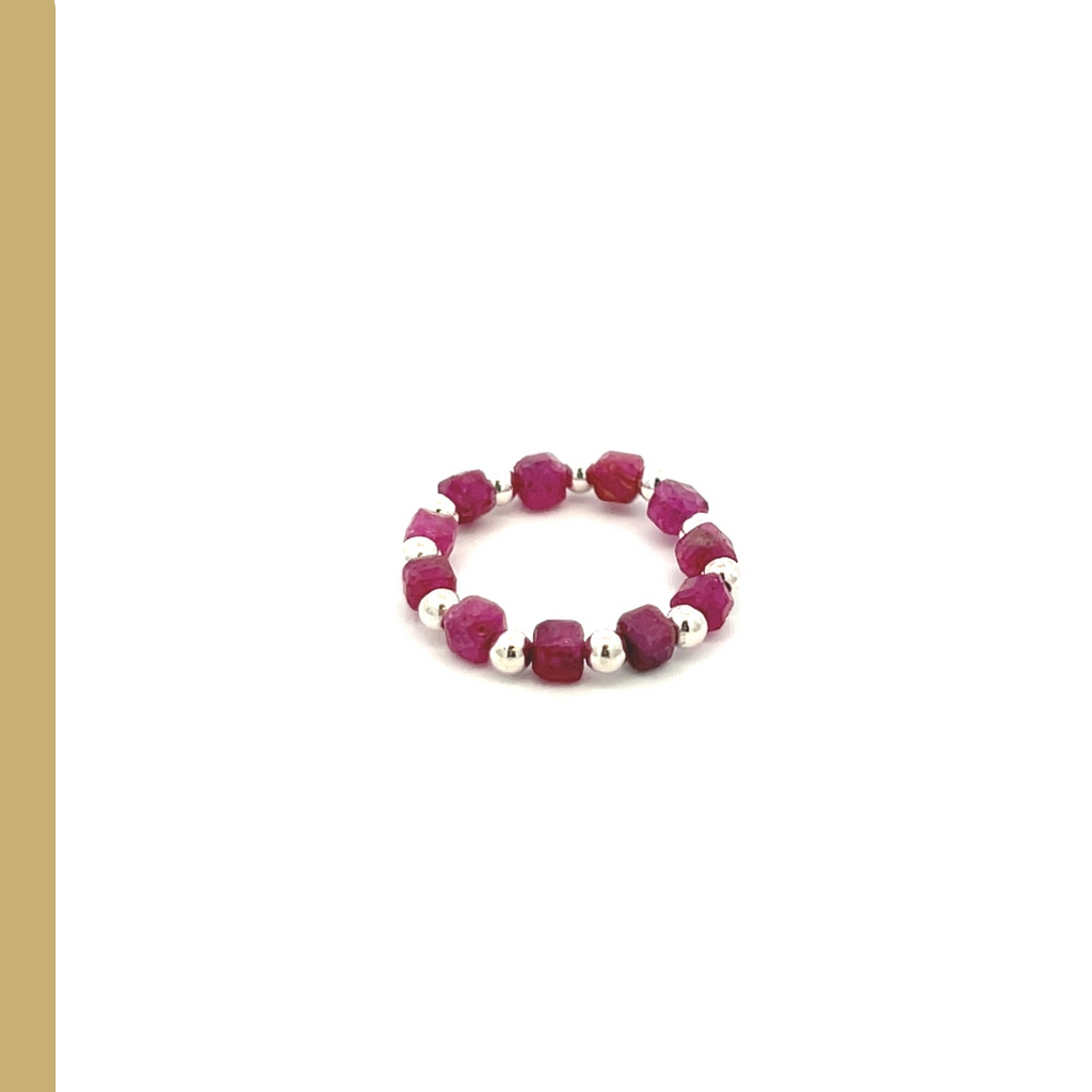 Stretchy Rings - Rubies