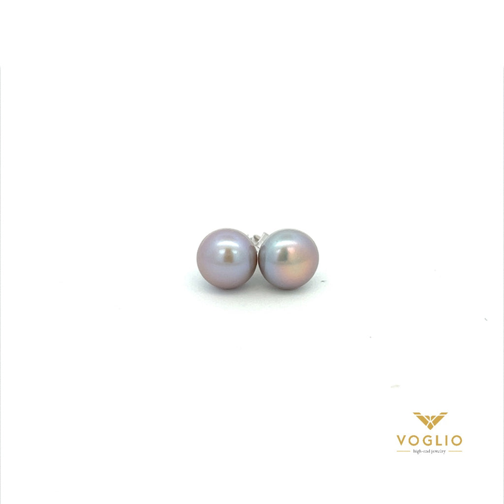 Gray Pearls Studs