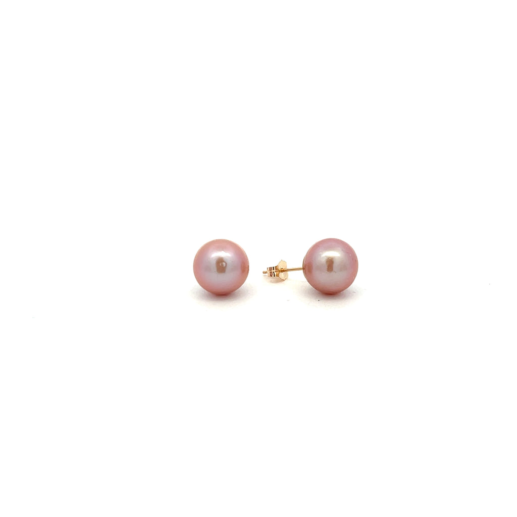 Lavender Freshwater Pearl Studs