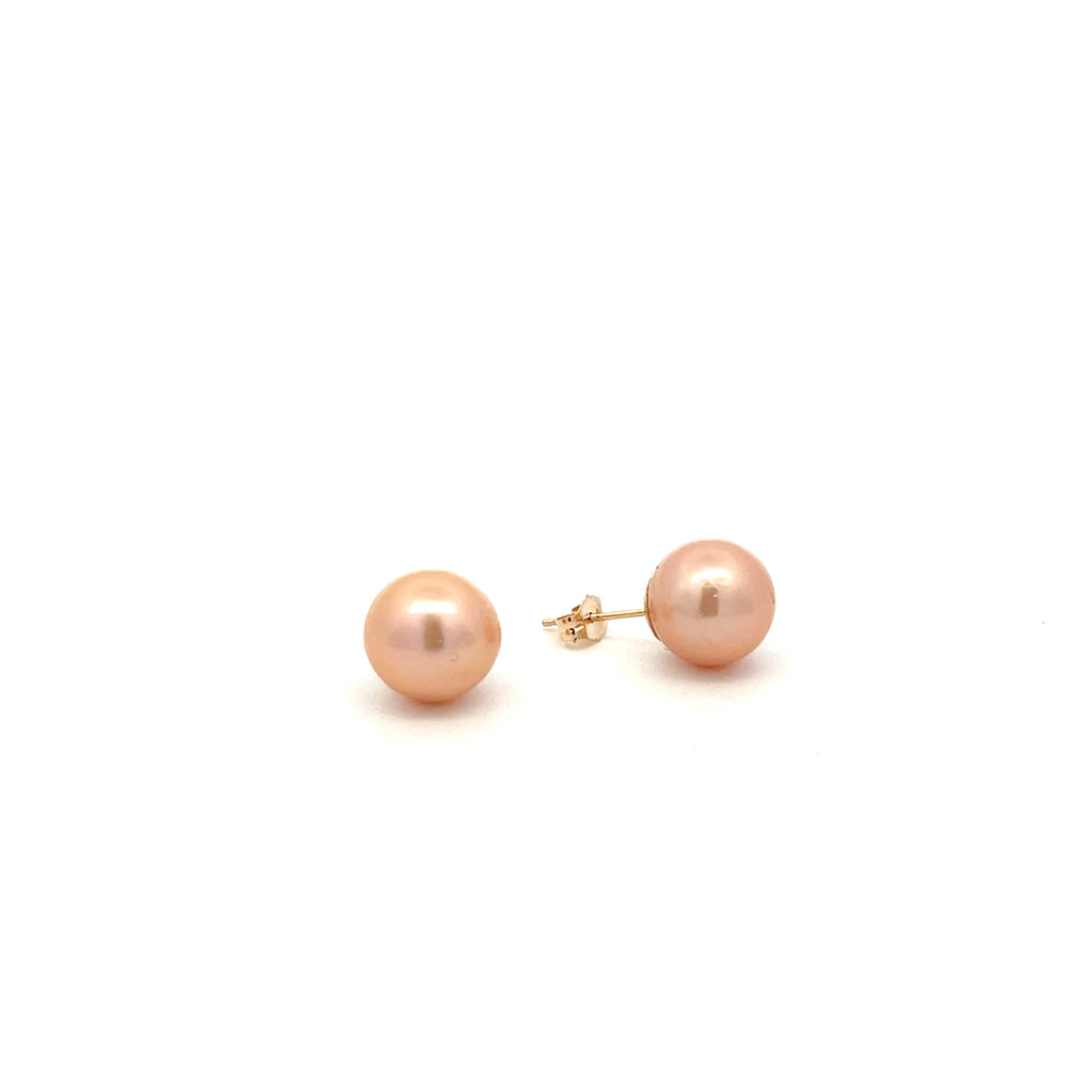 Pink Freshwater Pearl Studs