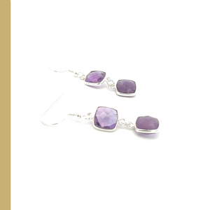 2 Gemstone Earrings